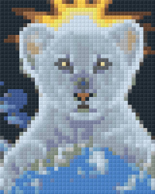 Little Wolf One [1] Baseplate PixelHobby Mini-mosaic Art Kit